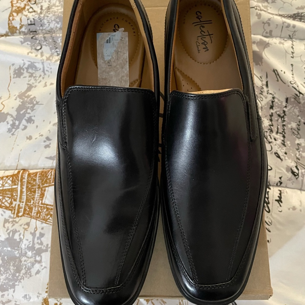 MENS CLARK LEATHER SHOE